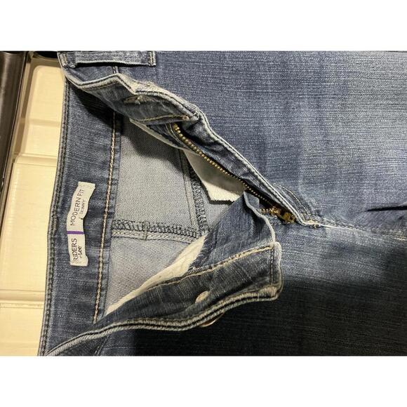 Riders by Lee Modern Fit Skinny plus size 14P blue jeans - Picture 3 of 8